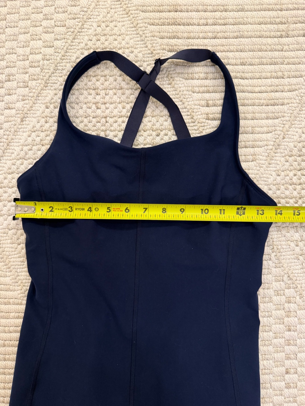 Peloton Navy Athletic Bodysuit  - Medium - Picture 4 of 6